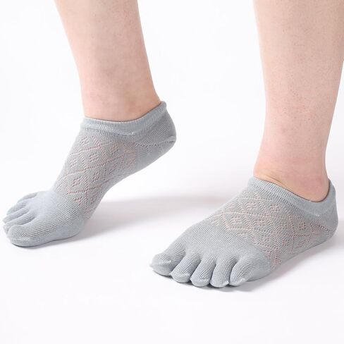 جوارب Meaiguo Toe Socks No Show قطن منخفضة القطع بخمسة أصابع رياضية للنساء in Kuwait