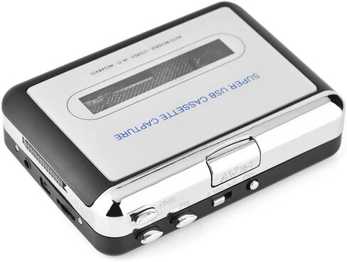محول كاسيت إلى MP3، مشغل شريط Walkman، شريط كاسيت USB شخصي إلى PC MP3 CD Switcher Converter، مشغل الموسيقى الصوتي مع سماعات الرأس in Saudi Arabia