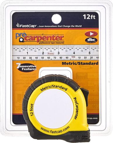 Fastcap PMS-12 12-Foot Metric/Standard Measuring Tape & PSSP16 16 Pad Standard Story Pole Measuring Tape in Saudi Arabia