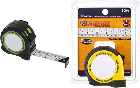 Fastcap PMS-12 12-Foot Metric/Standard Measuring Tape & PSSP16 16 Pad Standard Story Pole Measuring Tape in Saudi Arabia