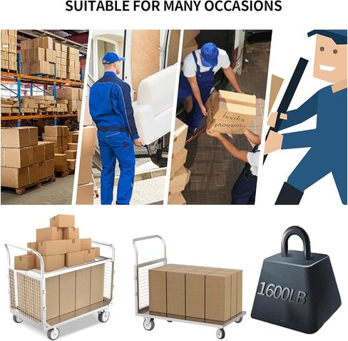 PYGHWNXH 4in1 Platform Truck Cart with Cage, Folding Flatbed Cart, Heavy Duty Push Cart Dolly 2200lbs Capacity with Swivel Wheels,Multipurpose Utility Hand Trucks Cart for Storage/Grocery/Laundry. in Saudi Arabia