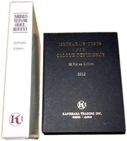 كتب الرسم البياني لاختبار Cosmid Ishihara لنقص الألوان، 38 لوحة مع دليل المستخدم وغطاء عين واحد in Kuwait