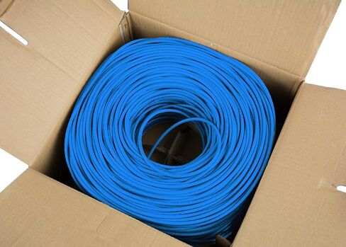 VIVO 1,000ft Bulk Cat6, CCA Ethernet Cable, 23 AWG, UTP Pull Box, Cat-6 Wire, Indoor, Network Installations, Gray, CABLE-V004 in Kuwait
