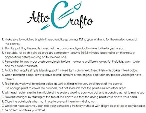 طلاء ألتو كرافتو بالأرقام للبالغين، طلاء رسم يدوي الصنع مع 4 فرش طلاء ودهانات أكريليك، ديكور هدايا قماش ملفوف مقاس 40.64 سم × 50.8 سم، مشهد طبيعي لطاووس أزرق أخضر in Kuwait