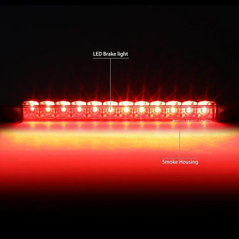 DNA MOTORING 3BL-4RUNNER10-LED-CH كروم الإسكان LED ضوء الفرامل الذيل الثالث [متوافق مع 10-16 4Runner / 14-16 هايلاندر / 10-15 بريوس / 12-16 بريوس C / 12-16 بريوس V / 11-16 سيينا ] in Saudi Arabia