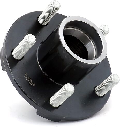 FKG Trailer Hub Spindle Kit 5 Bolt on 4.5" Bolt Circle Fit for 2,200 lb. axles 1-1/16 Inch Straight Spindles, Set of 2 in Saudi Arabia