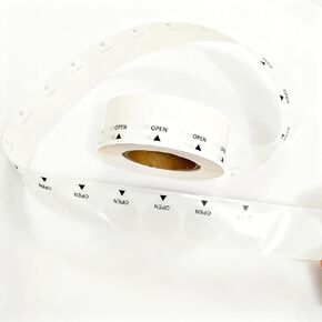 ملصقات دائرة واضحة ، 1 بوصة ، 1000 قطعة ، نقاط لاصقة مقاومة للماء للأظرف والتعبئة والتغليف in Kuwait