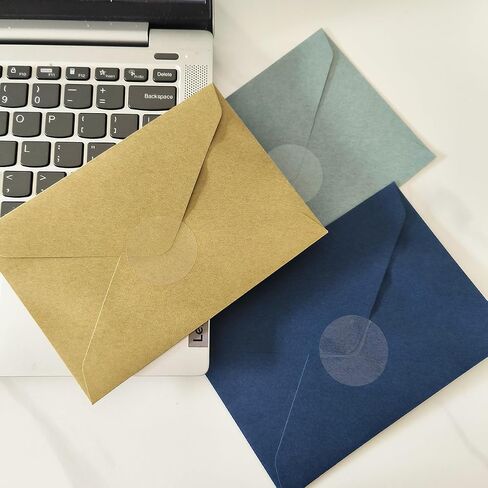 Clear Circle Stickers, 1 Inch, 1000 Pieces, Waterproof Adhesive Dots for Envelopes and Packaging in Kuwait