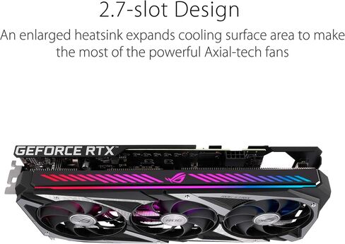 ASUS ROG-STRIX-RTX3060-O12G-V2-GAMING Graphic Card & ASUS ROG Herculx Graphics Card Anti-Sag Holder Bracket in Saudi Arabia