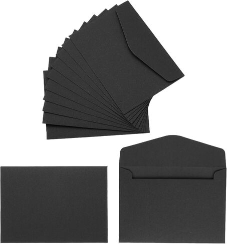 PATIKIL 120Pcs Small Envelopes, 4.5x3.2in Mini Envelopes 110GSM Paper Colored Card Holder for Sealing Wax Business Mailing Invitations Greeting Weddings Party Gift, Light Blue in Saudi Arabia