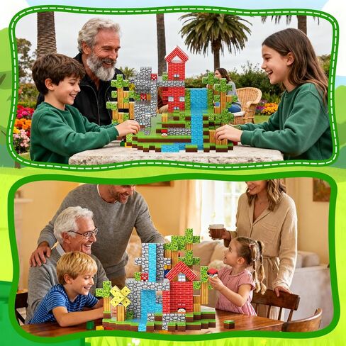 176 PCS Magnetic Blocks for Kids Ages 4-8, STEM Building Toys for 3+ Year Old Boys Girls, Magnetic Tiles Stacking Blocks Educational Preschool Toys Birthday Gifts in Saudi Arabia