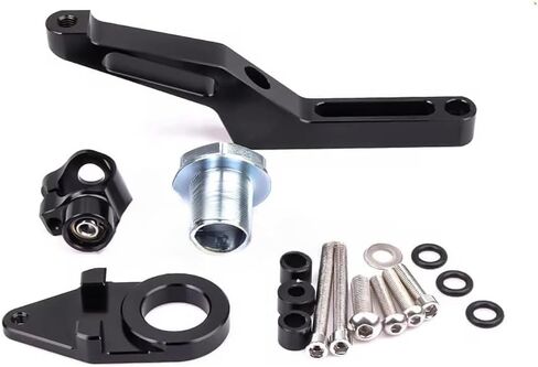 For Ninja ZX-6R ZX636 ZX6R ninja zx6r zx636 2025 2024 2023 2022-2019 motorcycle accessories steering shock absorber steering shock absorber stabilizer steering damping bracket（Titanium color kit） in Kuwait