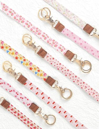 Lanyards for Keys, Neck Lanyards for ID Badges with Metal Hook, Cute Keychain Lanyard for Women in Kuwait