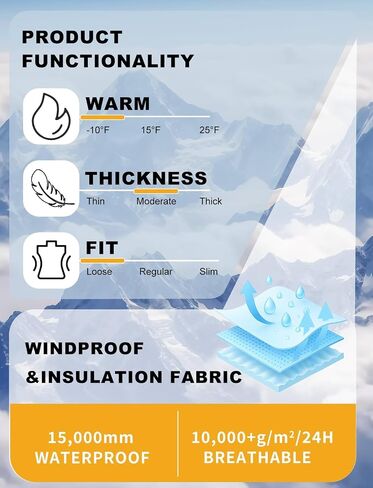 GSOU SNOW Mens Snow Pants Women Baggy Snowboard Pants Loose Fit Insulated Windproof Waterproof for Ski Hiking Winter Outdoor in Saudi Arabia
