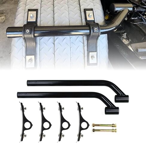 Torque 2 مجموعة من مجموعة Poly Fender Thunting Kit Black ، مجموعة تركيب البوليمر للتشغيل لشاحنة شبه (2 × TRQF401) in Saudi Arabia