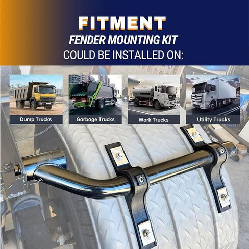 Torque 2 مجموعة من مجموعة Poly Fender Thunting Kit Black ، مجموعة تركيب البوليمر للتشغيل لشاحنة شبه (2 × TRQF401) in Saudi Arabia