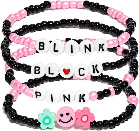 AICaes for Katseye Merch Friendship Bracelets Inspired by KATSEYE Concert Merch Stackable Stretch K-pop Beaded Bracelets Unique Merchandise Jewelry Gifts for Fans Women Men in Saudi Arabia