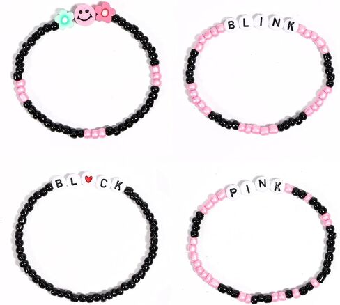 AICaes for Katseye Merch Friendship Bracelets Inspired by KATSEYE Concert Merch Stackable Stretch K-pop Beaded Bracelets Unique Merchandise Jewelry Gifts for Fans Women Men in Saudi Arabia