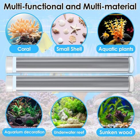4 Ounce Epoxy Putty with Gloves, Marine Reef Live Rock Coral Putty, Fish Safe Aquarium Glue, Grey Reef Safe Epoxy Stick or Plants Moss, Coral, Stone, Wood Aquascaping, Quick Drying in Kuwait