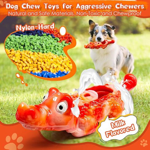 Dog Chew Toys for Aggressive Chewers,Indestructible Toy for Large Dogs,Tough Dog Toys to Keep Them Busy & Reduce Boredom for Medium, Large Dogs in Kuwait