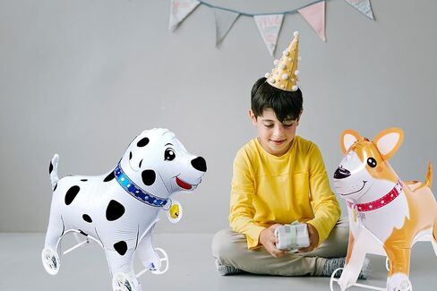 Self-Standing Walking Dolphin Balloons with Wheels Birthday Party Decorations Kids Gift Ocean Animals Foil Mylar Balloon Cute Sea Theme Birthday Party Children Toys Supplies(Blue) in Kuwait