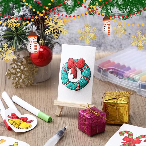 AmazingSpark 122pcs Magic Puffy Paint, Magic 3D Foam Texture Painting Kit Include 60pcs Foam Texture Paper 24 Colors Acrylic Paint Markers DIY Bubble Drawing Art Supply Painting Gift(Classic Style) in Saudi Arabia