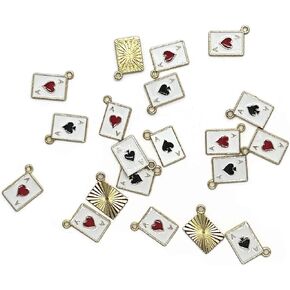 100pcs سحر سبائك الكرز الأحمر ، معلقات مينا طعام لطيف ، سحر المينا الذهبية ، تتدفق الفاكهة الصغيرة لأقراط القلادة المجوهر in Kuwait