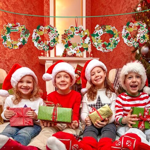 Openfly 12 مجموعات هالوين إكليل من طقم الحرف الزهر للبنين ، زخارف الزخارف الهالوين. in Kuwait