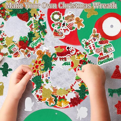 Openfly 12 مجموعات هالوين إكليل من طقم الحرف الزهر للبنين ، زخارف الزخارف الهالوين. in Kuwait