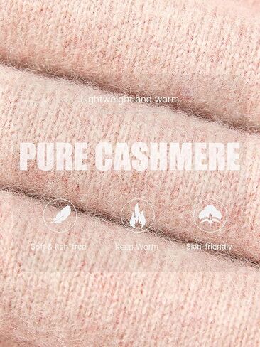 100 ٪ Cashmere النقي للنساء سترة السترة الطويلة الأكمام الطويلة دافئة ناعمة 2025 خريف الشتاء متماسكة in Kuwait