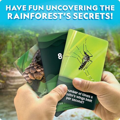 National Geographic National أي شخص تخمين بطاقات التوافه - لعبة أطفال Trivia Kids مع 55 بطاقة Jumbo ، ألعاب الحيوانات ، لعبة أطفال Trivia in Saudi Arabia