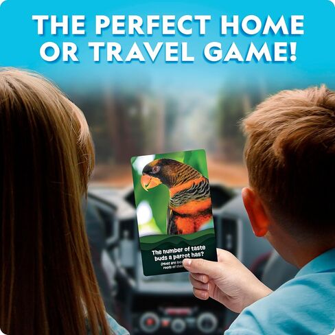 National Geographic National أي شخص تخمين بطاقات التوافه - لعبة أطفال Trivia Kids مع 55 بطاقة Jumbo ، ألعاب الحيوانات ، لعبة أطفال Trivia in Saudi Arabia