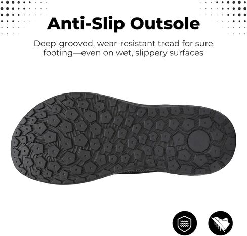 Wide Walking Shoes for Men - Ultra Light Zero Drop Mesh Sneakers Grey 10.5 in Saudi Arabia