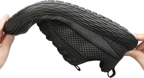 Wide Walking Shoes for Men - Ultra Light Zero Drop Mesh Sneakers Grey 10.5 in Saudi Arabia