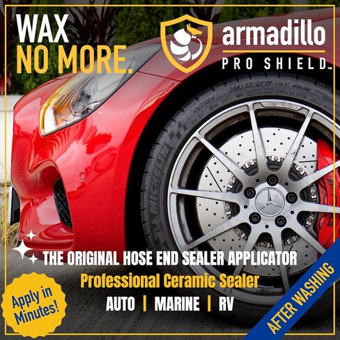 Professional Ceramic Sealer – Ultimate Protection & Just Waxed Deep Shine – Spray-On Hydrophobic Ceramic Coating for Cars, Boats & RVs – 32 oz Hose-End Sprayer in Saudi Arabia