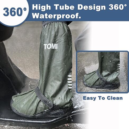 أغطية حذاء المطر Tomi PowerSports (أسود ، كبير) in Kuwait