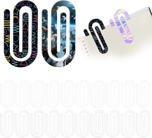 36 Pcs Bulk Jumbo Sublimation Paper Clips Blanks, 4x2 Inch Acrylic Sublimation Paperclips Blanks Large Heat Transfer, Personalized Paper Clips for Crafts, Gifts, Home, Office, School Use, Bookmarks in Kuwait