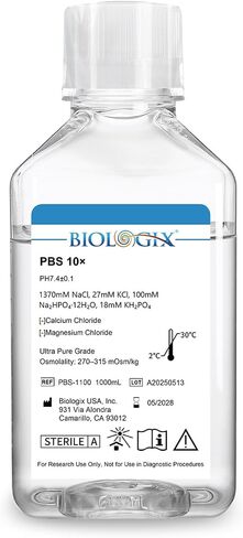 الفوسفات المخزنة محلول ملحي 10x ، 1000 مل لاب PBS العازلة 0.1UM ترشيح ، 7.4PH ، تعقيم ، 10x التركيز ، 1000 مل ل in Saudi Arabia