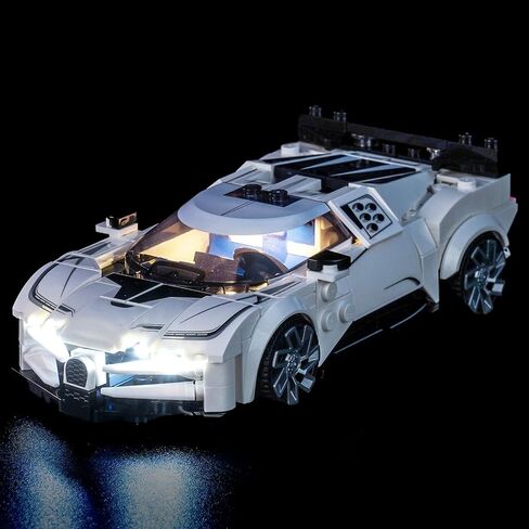 مجموعة الضوء المتوافقة مع LEGO 77237 Dodge Challenger SRT Hellcat Sports Car - لا يوجد طراز فقط الضوء ، إكسسوارات الإضاءة LED متوافقة مع LEGO 77237 in Saudi Arabia