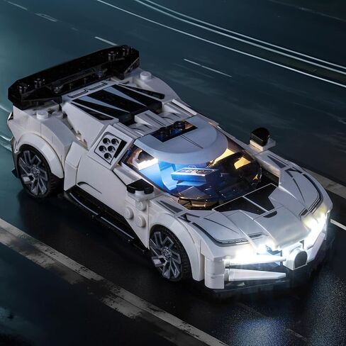 مجموعة الضوء المتوافقة مع LEGO 77237 Dodge Challenger SRT Hellcat Sports Car - لا يوجد طراز فقط الضوء ، إكسسوارات الإضاءة LED متوافقة مع LEGO 77237 in Saudi Arabia