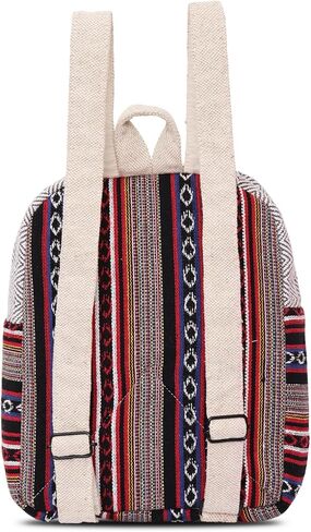 حقيبة الظهر المحمولة المحمولة للقنب ، حقيبة نهارية كبيرة ، حقيبة قماشية ، حقيبة الظهر اليدوية في هيمالايا هيمب بوهيميان. in Kuwait