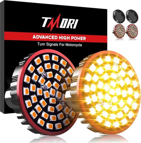 2 "1157 LED إشارات المنعطفات الخلفية الخلفية السوبر مشرق العدسة تغطي مجموعات 1986-2024 متوافقة مع هارلي ديفيدسون جولة Dyna Softail Sportster Street Glide Road Glide Iron 883 in Saudi Arabia