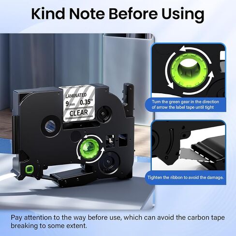Labelife 18mm Label Tape Replace for Brother P Touch TZe TZ Tape 18mm 0.7 Laminated White/Clear/Black for Brother Ptouch PTD600 PTD400AD 1880 PT-P710BT Label Maker Tape 18mm 3/4'', 4-Pack in Saudi Arabia
