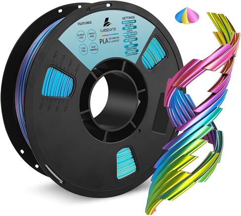 Lumizone PLA 3D Frinter Filament Pla Pla 1.75mm Wood 3D Printing Flute Dimensional Dimensional +/- 0.02mm ، 1 kg propool (2.2 £) خالية من التشابك ، خالية من الفقاعات ، مع معظم طابعات FDM ثلاثية الأبعاد (الخشب) in Kuwait