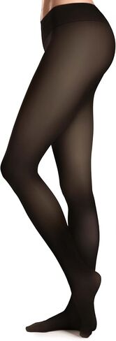 Women’s Fleece-Lined Tights - Ultra-Warm Fake Sheer Look Pantyhose Thick Leggings for Winter in Saudi Arabia