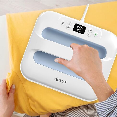 AST&T Heat Press Machine 12" x 10" Portable Easy Heat Press (Heat Press+Mat) in Saudi Arabia