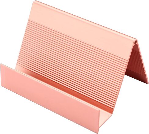 حامل بطاقة العمل الألومنيوم عرض بطاقة العمل منظم سطح المكتب ، سلسلة جديدة متطورة (Light Purple) 1 حزمة in Kuwait