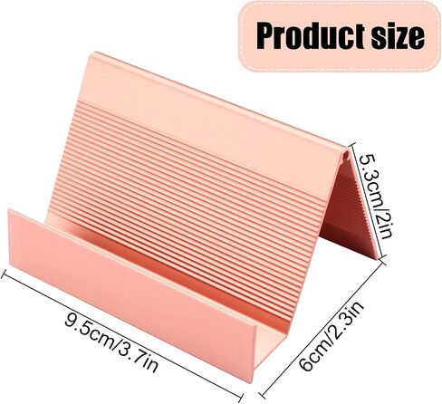 حامل بطاقة العمل الألومنيوم عرض بطاقة العمل منظم سطح المكتب ، سلسلة جديدة متطورة (Light Purple) 1 حزمة in Kuwait