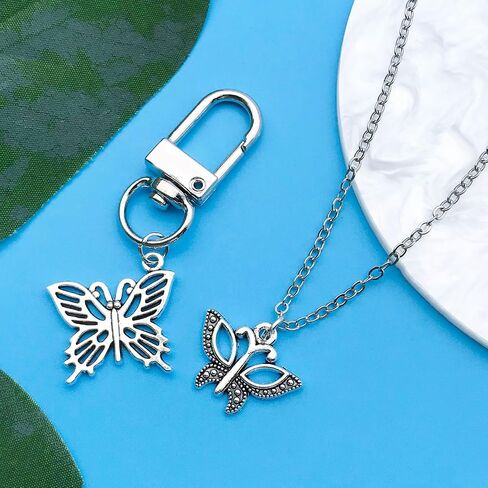 Youdiyla 110PCS Ancient Silver Dragonfly Series Pendant Jewelry Making DIY Keychain Earrings Pendant Various Design Charms for Jewelry Making Bracelets Necklace (SN11) in Saudi Arabia