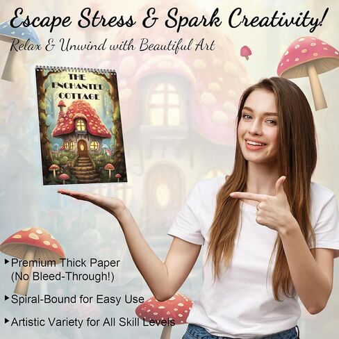 Coloring Books for Adults Relaxation Spiral Bound Printed On One Side, Coloring Book for Women with 24 Patterns One Sided Design, Mindfulness Anxiety Relief Gifts Melanin Magic in Saudi Arabia